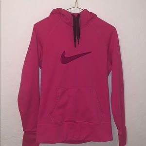 Pink Nike hoodie